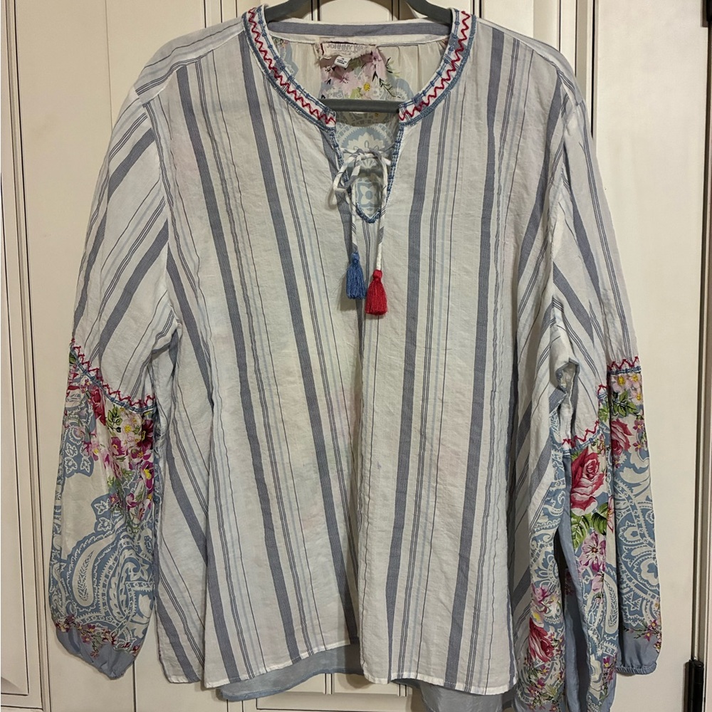 Johnny Was Boho Peasant Top – XL